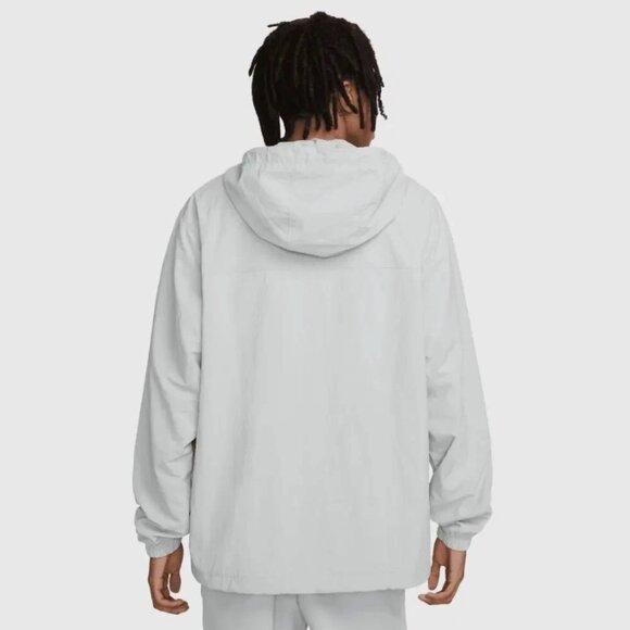 Nike Sportswear Club Futura Men's Full Zip Woven Hooded Jacket Grey 2XL - Picture 6 of 16